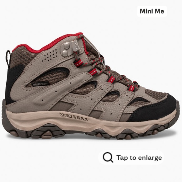 Big Kid's Moab 3 Mid Waterproof Boot - Picture 2 of 14